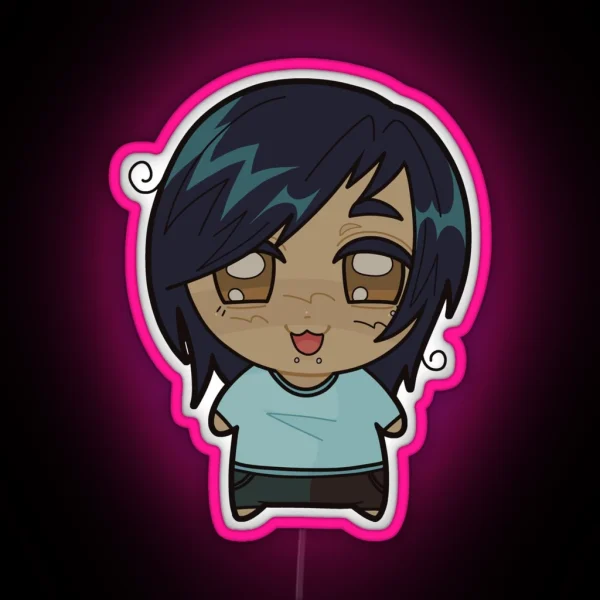 Tony Chibi RGB Neon Sign