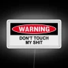 Electrician's Toolbox with Fun Neon Sign for Construction Site Humor