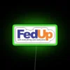 RGB Neon Sign with Tool Box and Construction Worker Humor