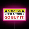 RGB Neon Sign for Tool Box and Construction Site Humor