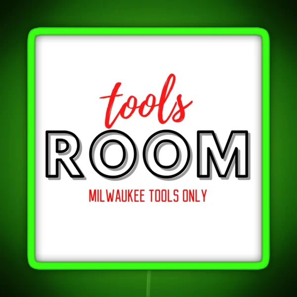 Tools Room RGB Neon Sign