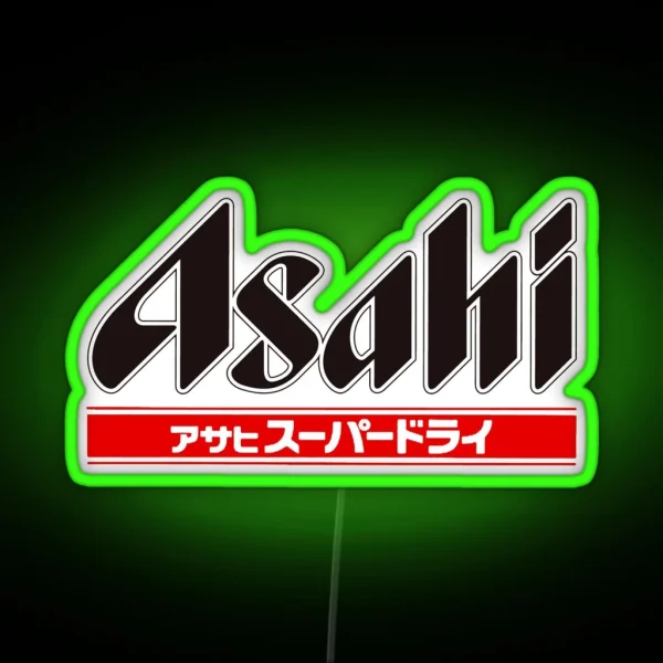 Top Asahi Jirayareta RGB Neon Sign