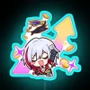 Vibrant neon decor featuring Topaz from Honkai Star Rail led online.