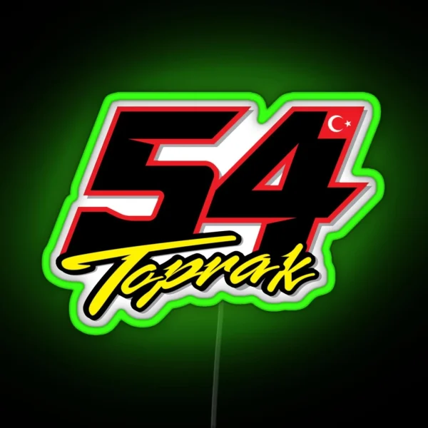 Toprak Razgatlioglu 54 RGB Neon Sign