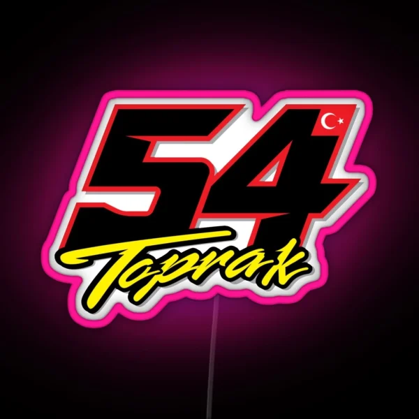 Toprak Razgatlioglu 54 RGB Neon Sign