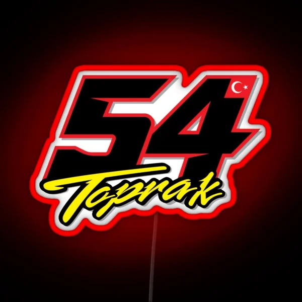 Toprak Razgatlioglu 54 RGB Neon Sign