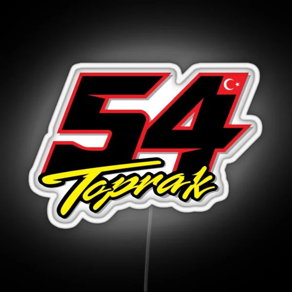 Toprak Razgatlioglu 54 RGB Neon Sign
