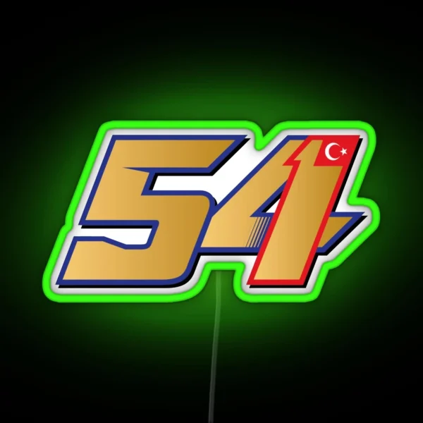 Toprak Razgatlioglu 54 RGB Neon Sign