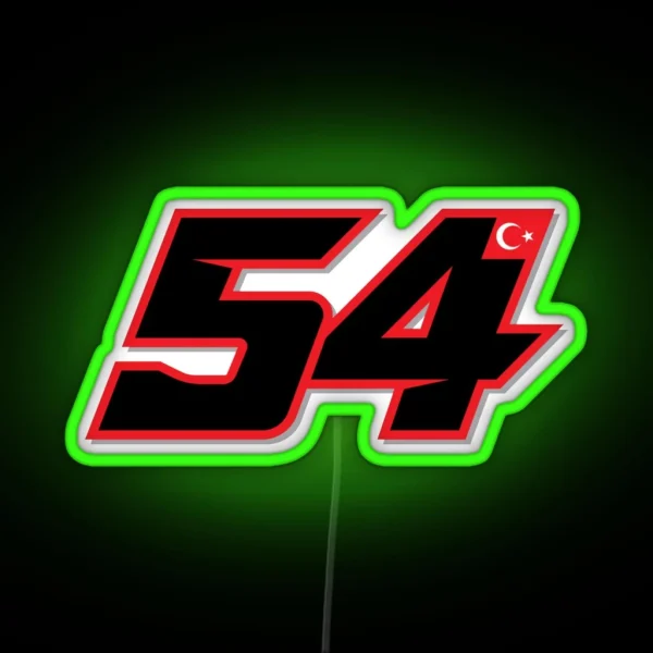 Toprak Razgatlioglu 54 RGB Neon Sign