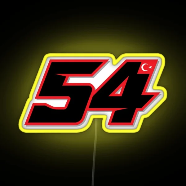 Toprak Razgatlioglu 54 RGB Neon Sign