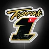 Turkish Superbike Racing Legend Tribute Home Decor Neon Sign Display