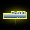 Customizable RGB LED signs for Torch Lake Michigan homes offices