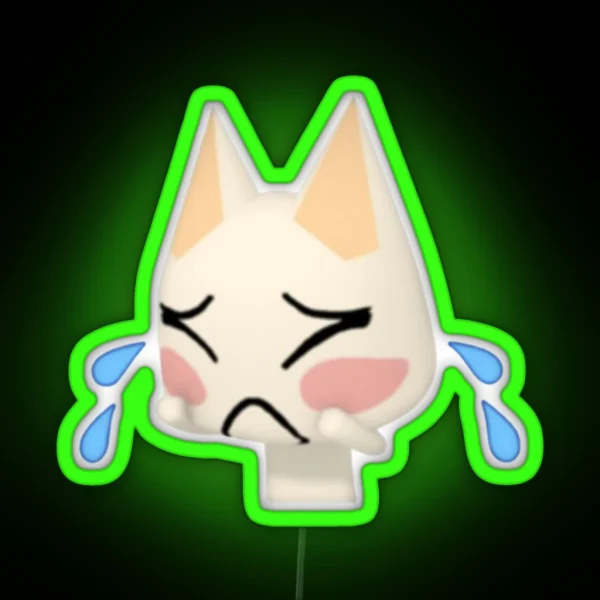 Toro Crying RGB Neon Sign