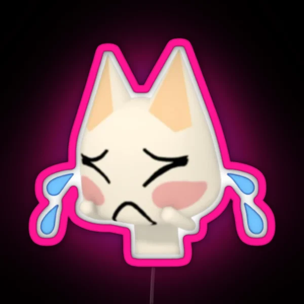 Toro Crying RGB Neon Sign