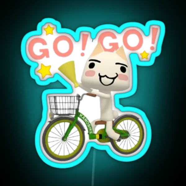 Toro Riding Bike RGB Neon Sign