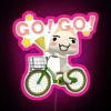 Vibrant RGB Neon Sign of Toro Riding Bicycle Illumination Art