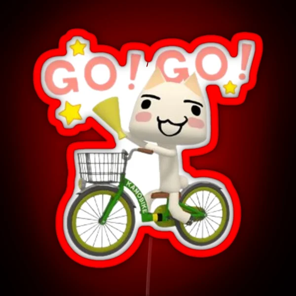 Toro Riding Bike RGB Neon Sign