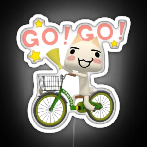 Toro Riding Bike RGB Neon Sign