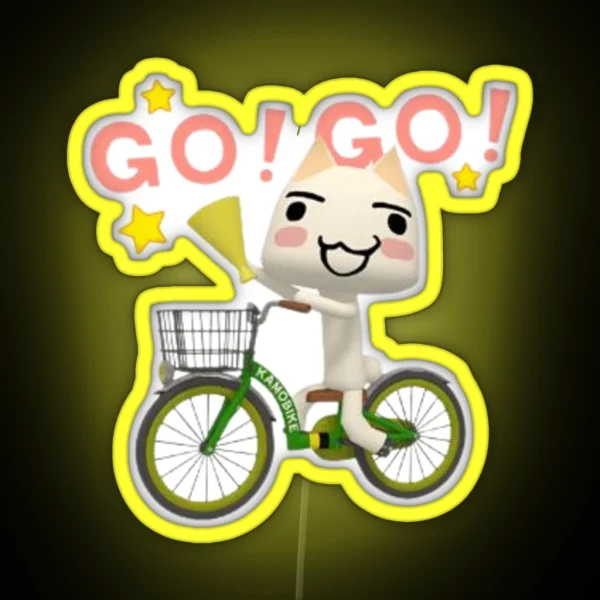 Toro Riding Bike RGB Neon Sign