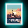 Toronto themed RGB neon light display for home decor accent.