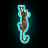 Vibrant Tortoiseshell Cat Decor, Colorful Feline Pet Lover's Neon Sign