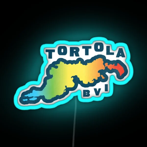 Tortola BVI RGB Neon Sign
