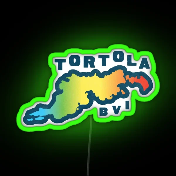 Tortola BVI RGB Neon Sign