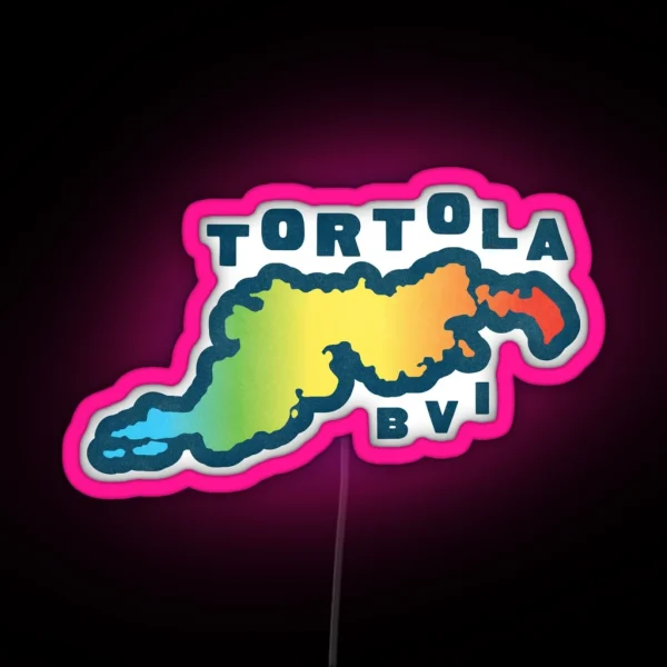 Tortola BVI RGB Neon Sign