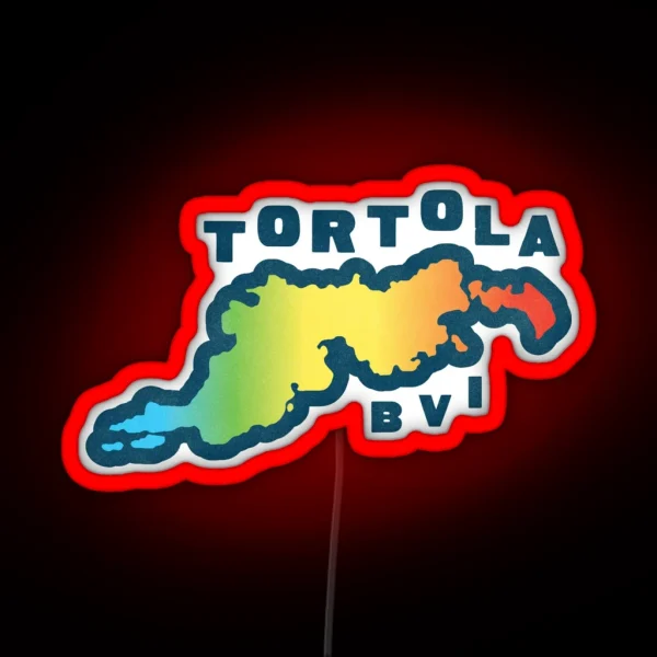 Tortola BVI RGB Neon Sign