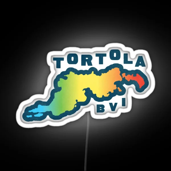 Tortola BVI RGB Neon Sign