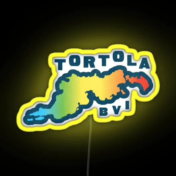 Tortola BVI RGB Neon Sign