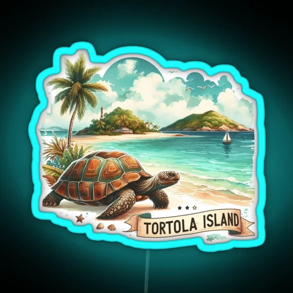 Tortola RGB Neon Sign