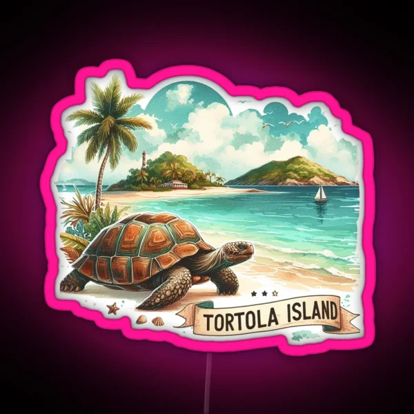 Tortola RGB Neon Sign