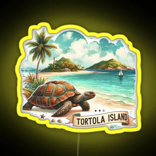 Tortola RGB Neon Sign