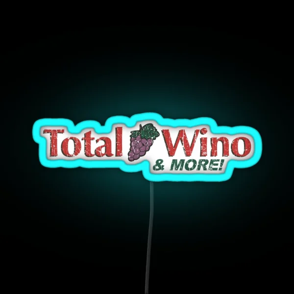 Total Wino And More 1991 RGB Neon Sign