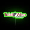 Vintage 90s RGB Neon Sign Decor for Wine Lovers Home
