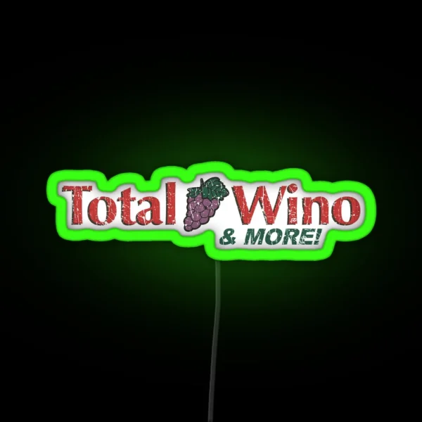 Total Wino And More 1991 RGB Neon Sign
