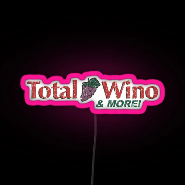 Total Wino And More 1991 RGB Neon Sign