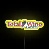 Eye-catching retro-inspired 1991 total wine shop LED signage display