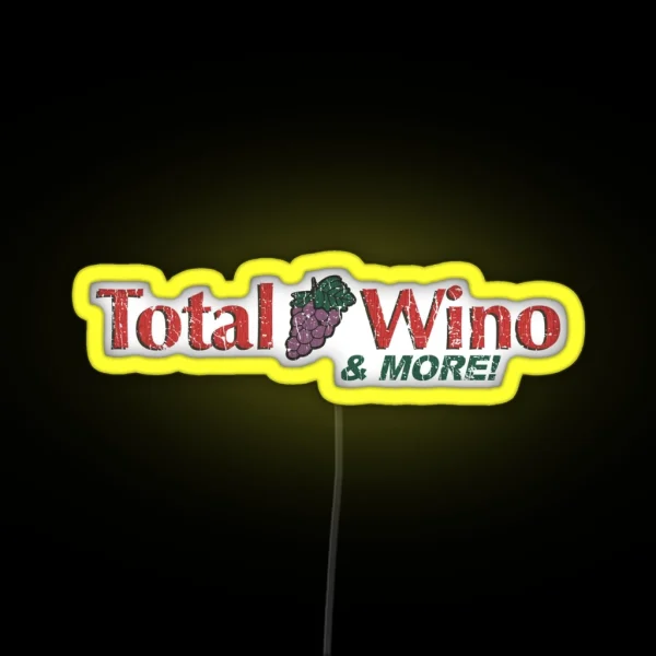 Total Wino And More 1991 RGB Neon Sign