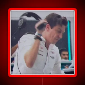 Toto Wolff Formula One Reaction Meme Led RGB Neon Sign