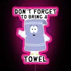 Cartman's favorite, Towelie, shines bright with vibrant RGB neon lights.