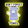 Vibrant RGB neon signs for Towelie fans inspired by South Park