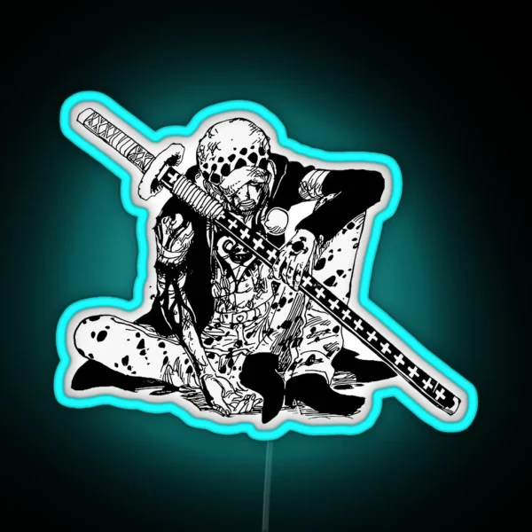 Trafalgar Law One Piece RGB Neon Sign