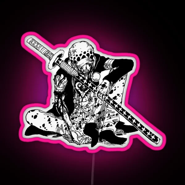 Trafalgar Law One Piece RGB Neon Sign