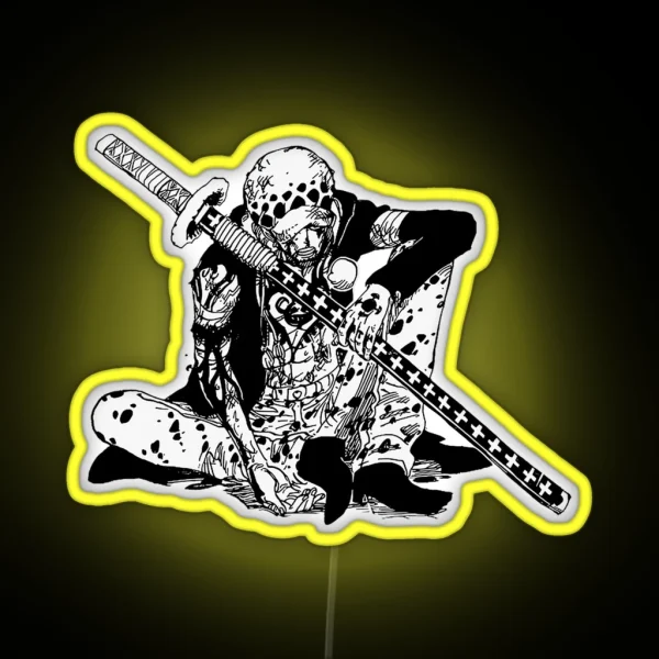 Trafalgar Law One Piece RGB Neon Sign