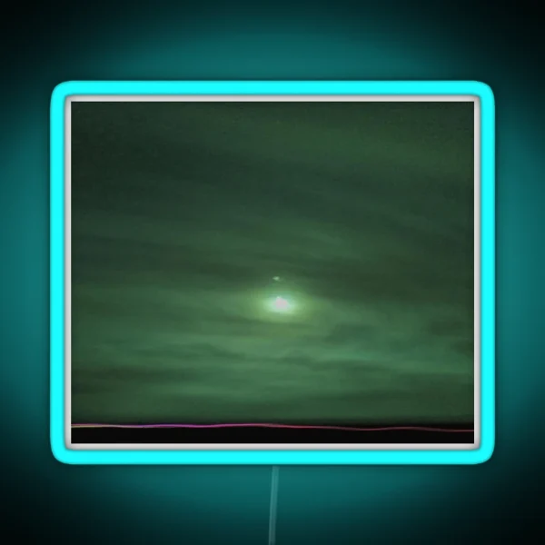 Traffic Trail With Moonlight Over The Horizon RGB Neon Sign