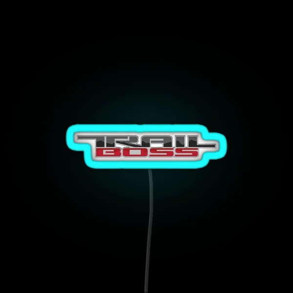 Trail Boss Logo RGB Neon Sign