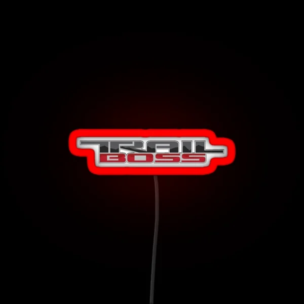 Trail Boss Logo RGB Neon Sign