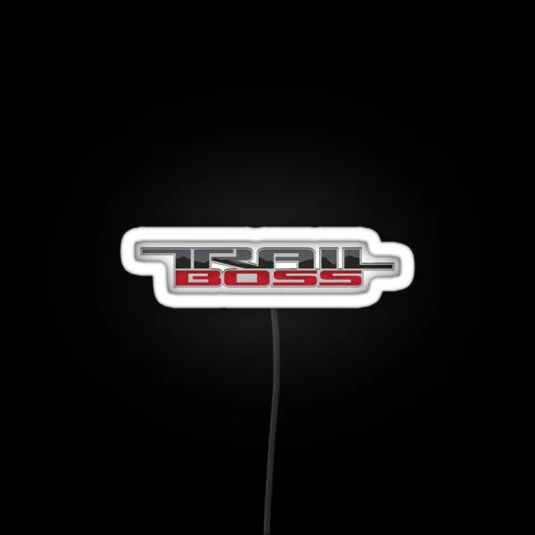 Trail Boss Logo RGB Neon Sign